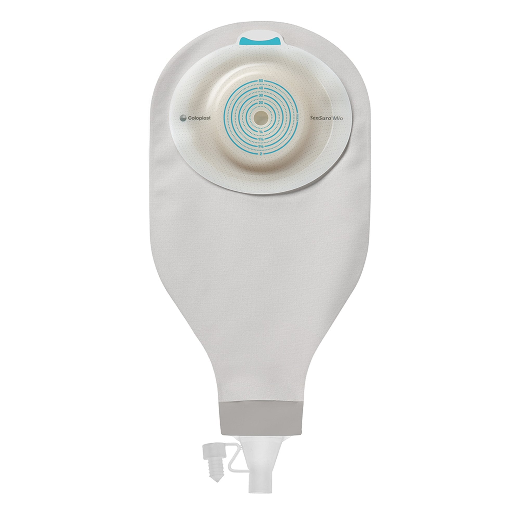 Coloplast SenSura Mio High Output 1-Piece Transparent Ostomy Pouch, 10 – 50 mm Stomas (10/BX) 