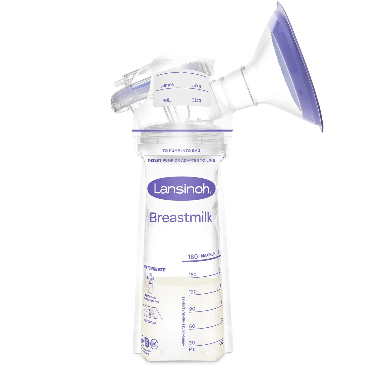 Lansinoh Breast Milk Storage Bag, 6-ounce capacity (Case of 300)
