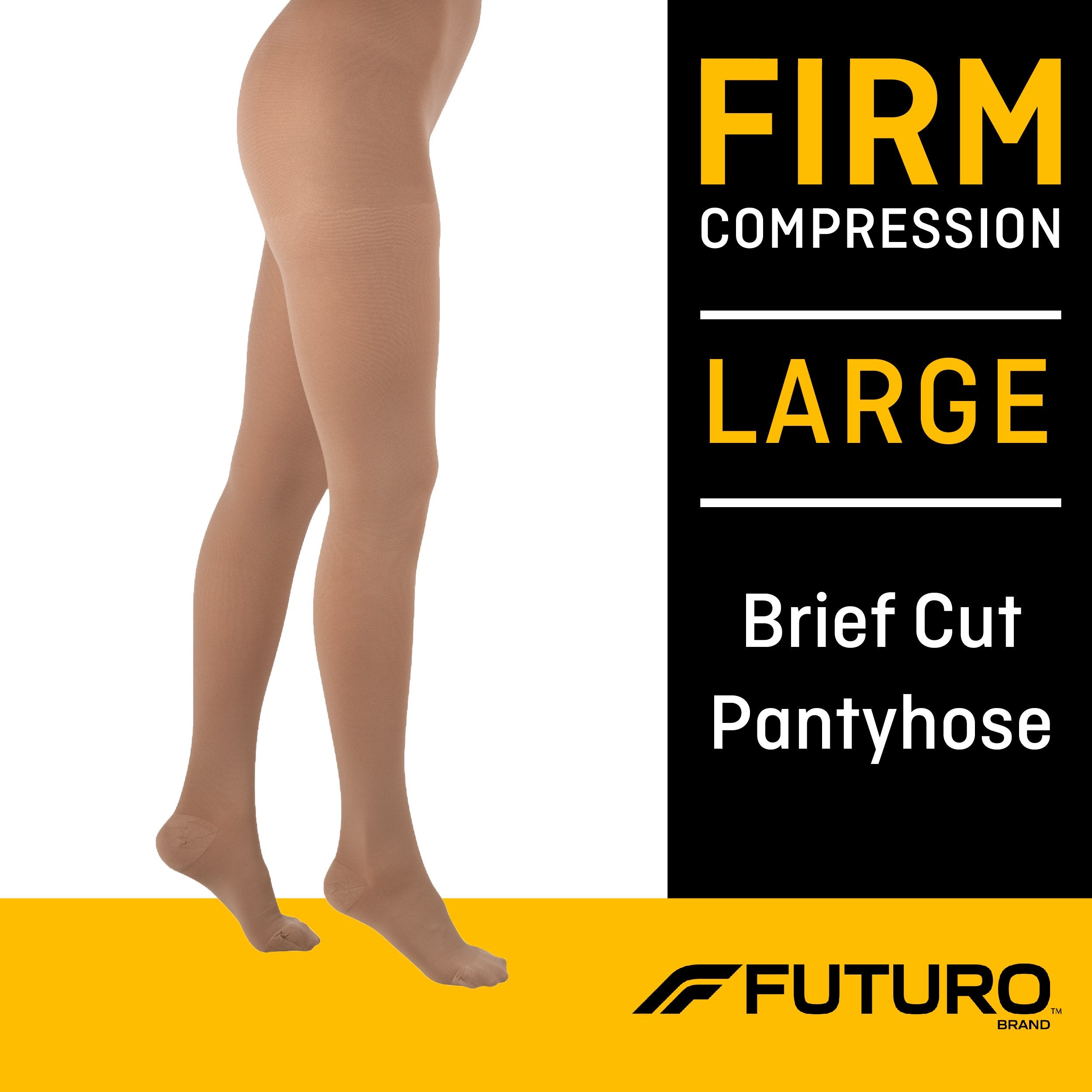 3M Company 3M Futuro Medical Compression Firm Pantyhose, Nude, Large (12/BX) 