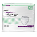 McKesson Brand McKesson Extended Wear Maximum Absorbency Underwear, Extra Large (48/CS) 