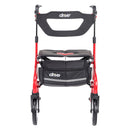 4 Wheel Rollator drive Nitro Sprint Red Folding Aluminum Frame (Each)