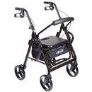Drive DeVilbiss Healthcare drive Duet Four-Wheel Rollator, Black 