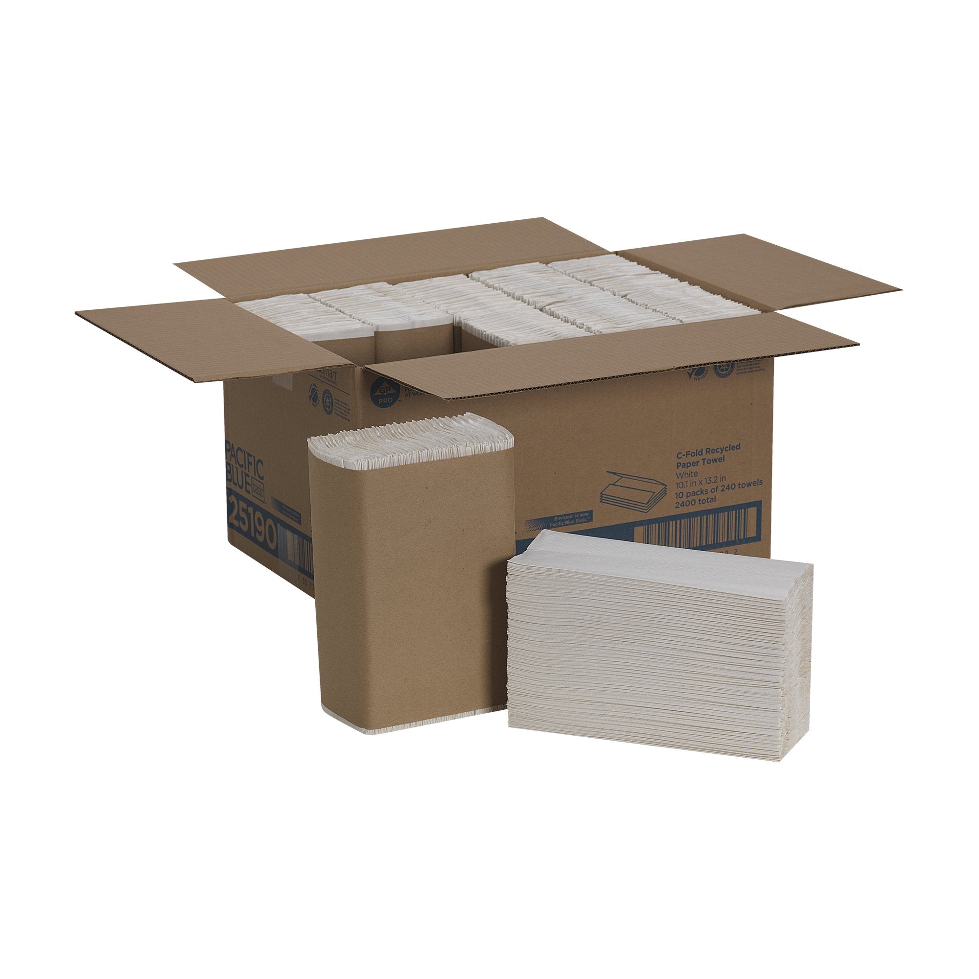 Georgia-Pacific Consumer Products LP Pacific Blue Basic Paper Towel, 240 per Pack (10/CS) 