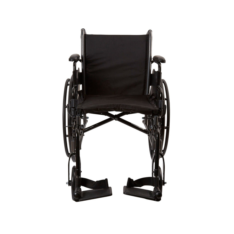 McKesson Lightweight Wheelchair, 18 Inch Seat Width (Each)