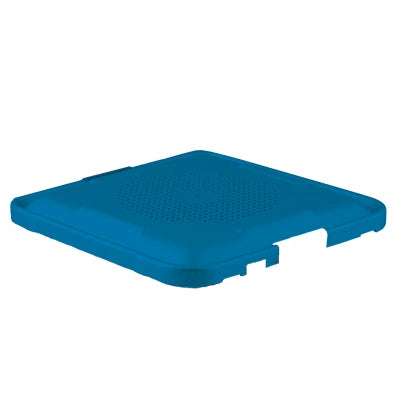SklarLite Sterilization Container Lid - Half-Size, Standard Lid, 11-1/4" x 11", Blue - 10-4766