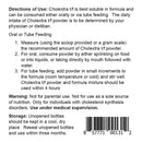 Tube Feeding Formula Cholextra t/f Unflavored Powder 110 Gram Jar (Each) 