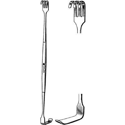 Sklar Senn Retractor (CensiTrac Marked) - 6-1/4", Blunt Prongs - 60-6164c 
