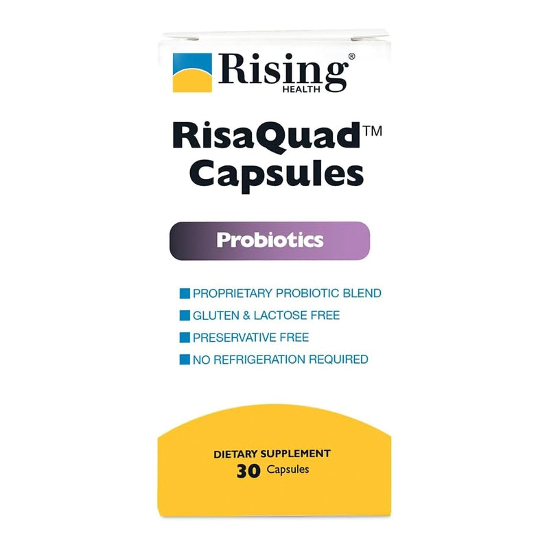 Rising Pharmaceuticals RisaQuad Probiotic Dietary Supplement 