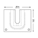 McKesson Sterile U-Drape with Pouch, 35 x 30 Inch (Case of 18)