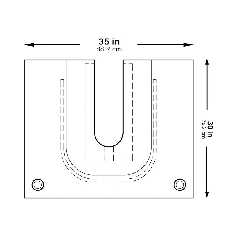 McKesson Sterile U-Drape with Pouch, 35 x 30 Inch (18/CS)