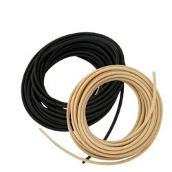 Primeline Industries General Use Tubing Black 1/8 Inch I.D. 50 Foot Length Natural Latex Rubber NonSterile 
