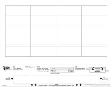 Identification Wristband with Extender DataMate (Box of 1000)