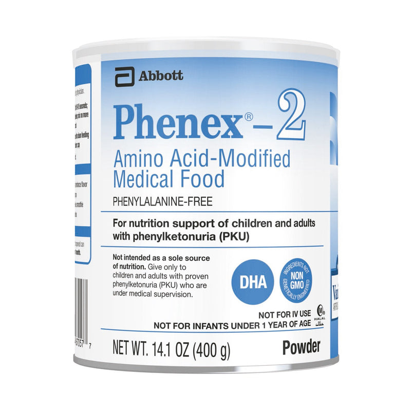 Abbott Nutrition Phenex-2 Vanilla Amino Acid–Modified Medical Food for PKU, 14.1-ounce can (6/CS) 