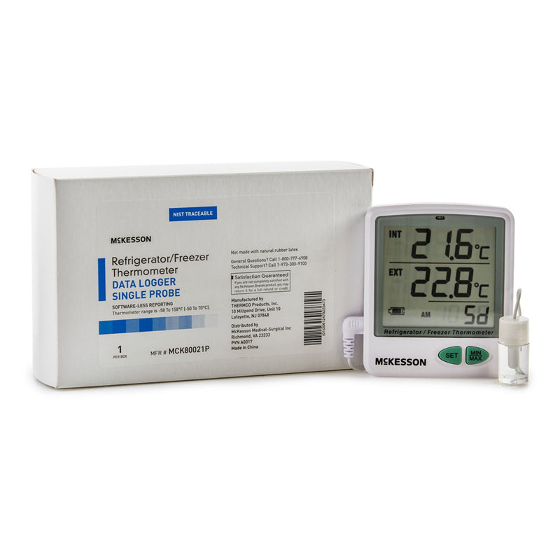 McKesson Datalogging Refrigerator/Freezer Thermometer, -58° to +158° F (Each)