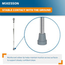 McKesson Aluminum Offset Cane, 30 – 39 Inch Height (Case of 6)