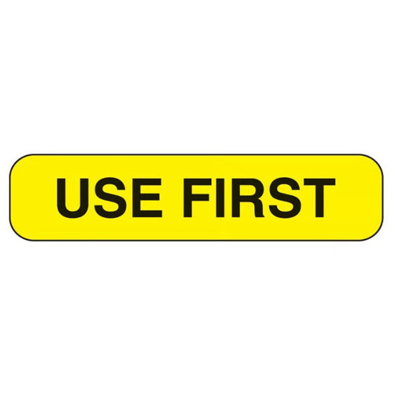 Indeed "Use First" Advisory Label, 1.6 x 0.4 Inch (Pack of 1000) 