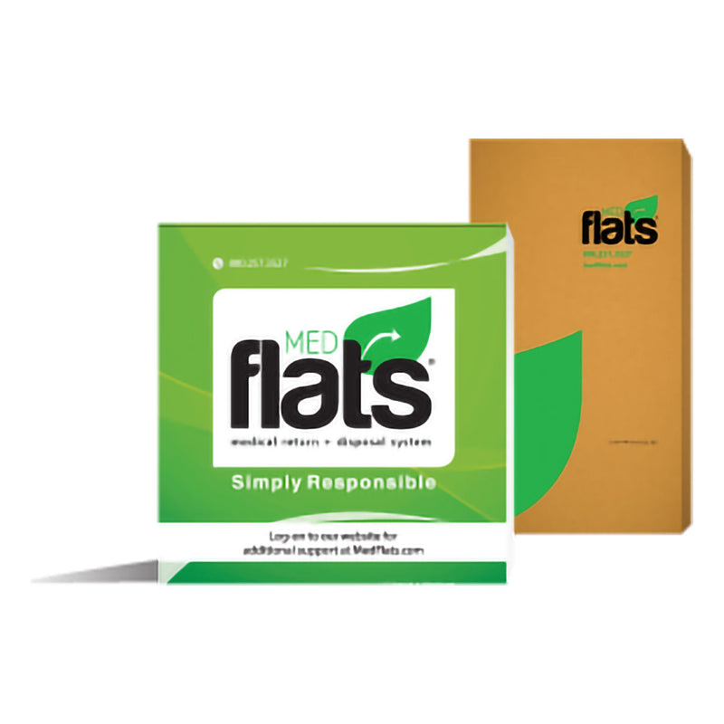MedFlats Pharmaceutical Disposal System, 960 Cubic Inch Capacity (Case of 12)