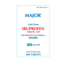 Major Ibuprofen Pain Relief (Box of 100)