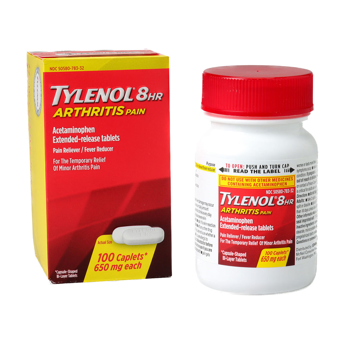 Tylenol 8 HR Arthritis Pain (Bottle of 100)
