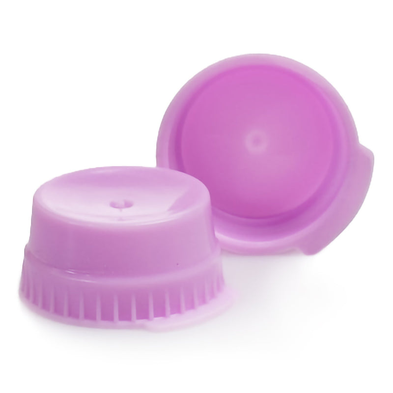 McKesson Snap Cap Closure, Lavender, Polyethylene, for use with 16mm Tubes (Bag of 1000)