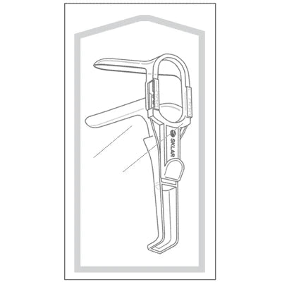 Econo Sterile SklarSpec Plastic Graves Vaginal Speculum - Small, Disposable, CS 50 - 96-2602 