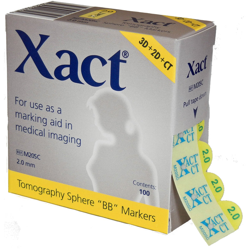 Radiology Skin Marker Xact Nipple (Box of 120)