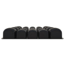 Crown Therapeutics ROHO Mosaic Inflatable Seat Cushion, 18 x 16 x 3 Inch, Air Cells, Black 