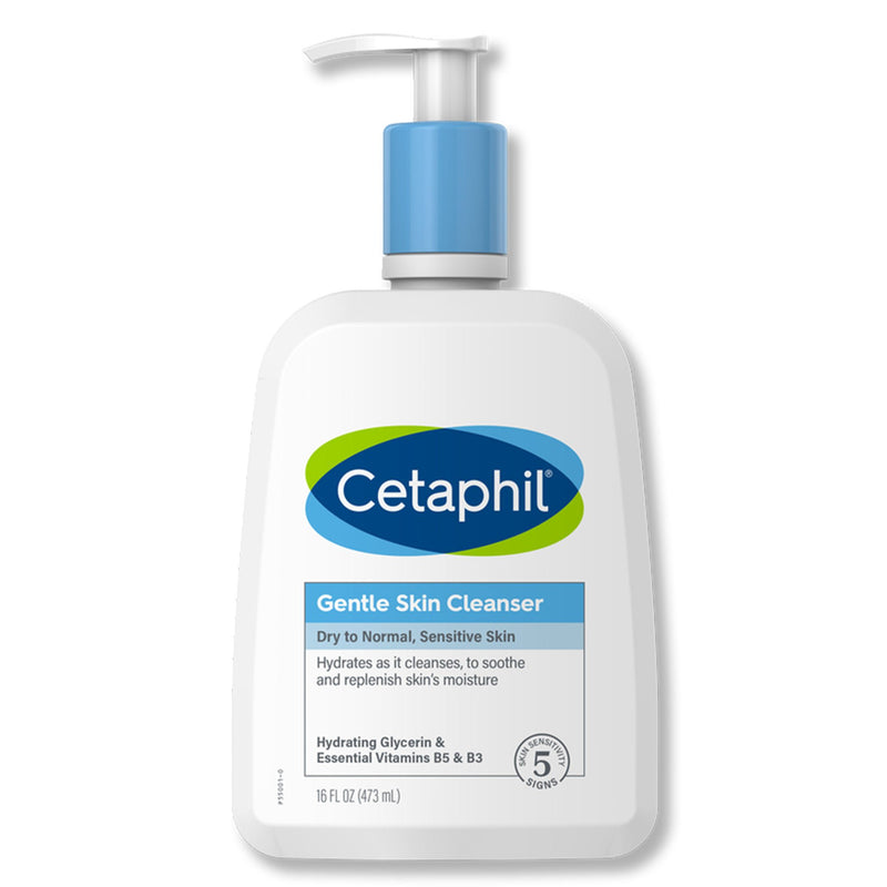 Cetaphil Gentle Skin Cleanser Normal To Dry Skin Unscented, 16-oz Pump Bottle (Each)