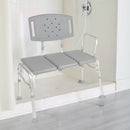McKesson Knocked Down Bariatric Bath Transfer Bench, 18-1/4 to 23-1/4 Inch (Each)