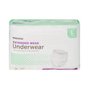 McKesson Extended Wear Maximum Absorbency Underwear, Large (Case of 56)
