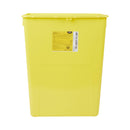 McKesson Brand McKesson Prevent Chemotherapy Sharps Container, 12 Gal., 20.8 x 17.3 x 13 Inch (8/CS) 