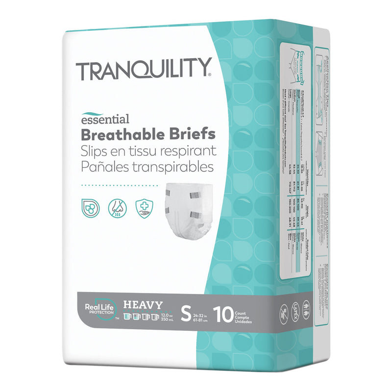 Tranquility Essential Heavy Incontinence Brief, Small (Case of 100)