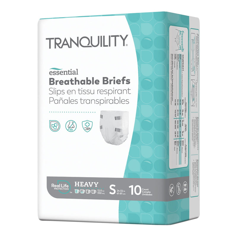 Tranquility Essential Heavy Incontinence Brief, Small (Case of 100) 