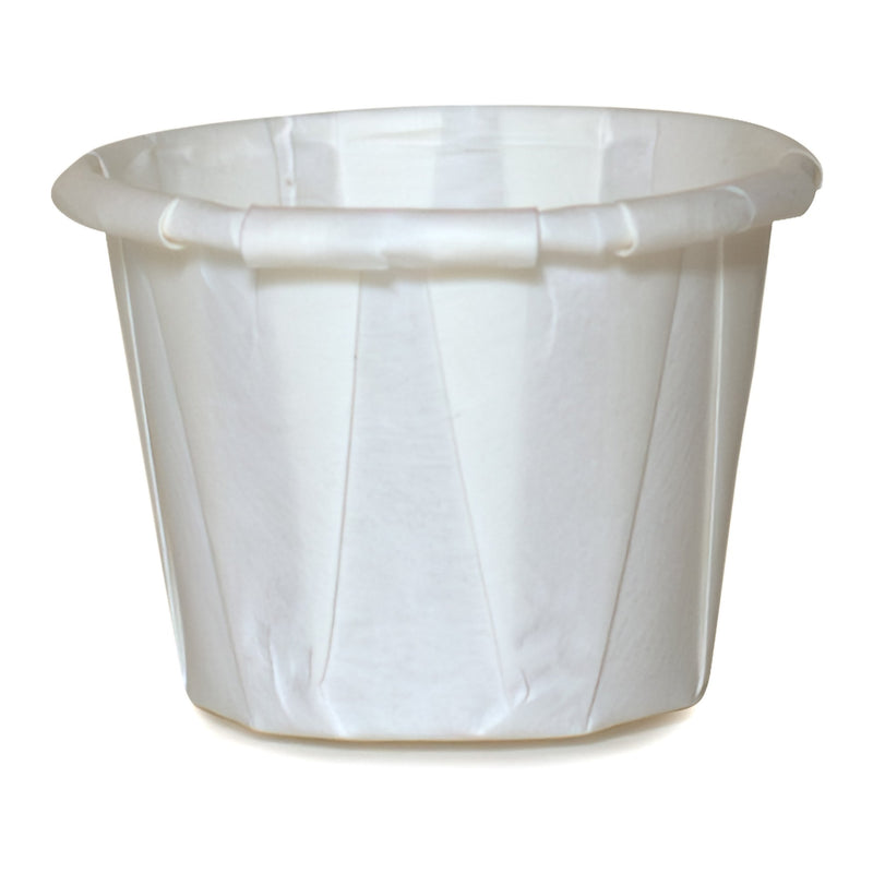McKesson White Paper Soufflé Cup, 0.75-ounce Capacity (Case of 5000)