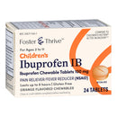 Foster & Thrive Children's Ibuprofen IB Chewable Tablets 100 mg Orange (Bottle of 24)