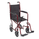 drive Transport Chair, Red, 17-Inch Seat Width (Each)