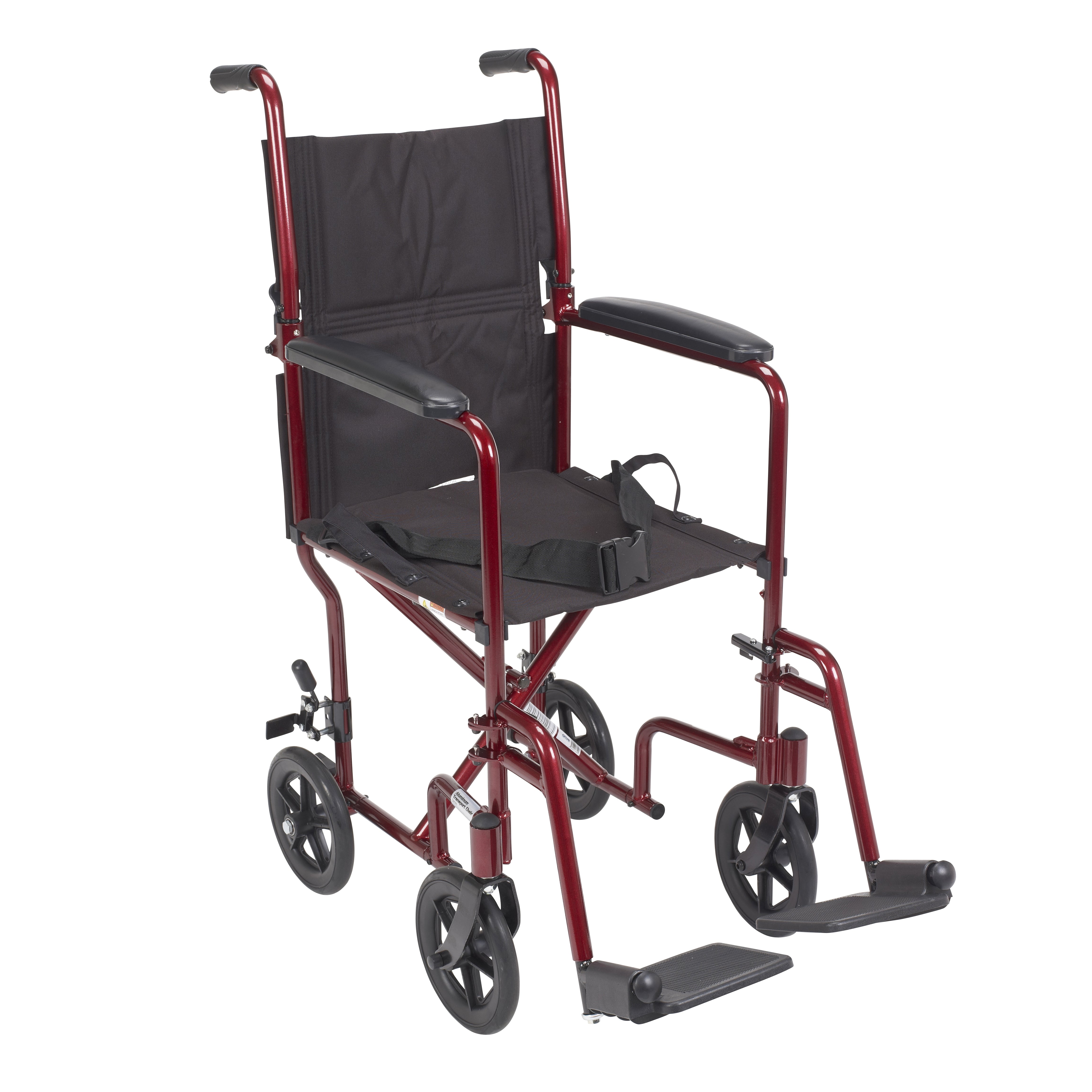 drive Transport Chair, Red, 17-Inch Seat Width (Each)