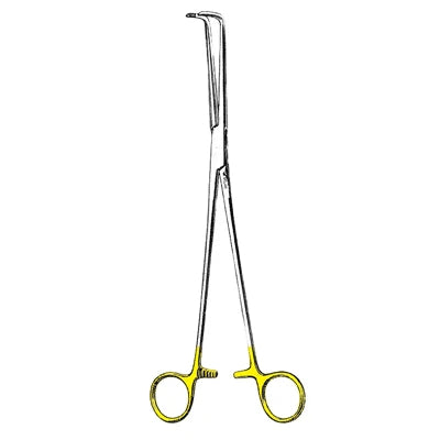 Sklar TC Bihrle Needle Holder/Clamp - 11", Smooth Jaws, Serrated Tips, Angled - 21-8079