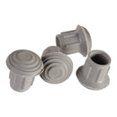 Mabis Replacement Tips for Walkers, Canes and Commode Chairs, 1-inch (Box of 4)