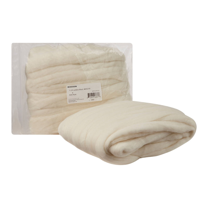 McKesson Lamb's Wool, 1 lb. (Case of 12)
