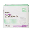 McKesson Ultimate Heavy Absorbency Incontinence Underwear, Extra Large (Case of 56)