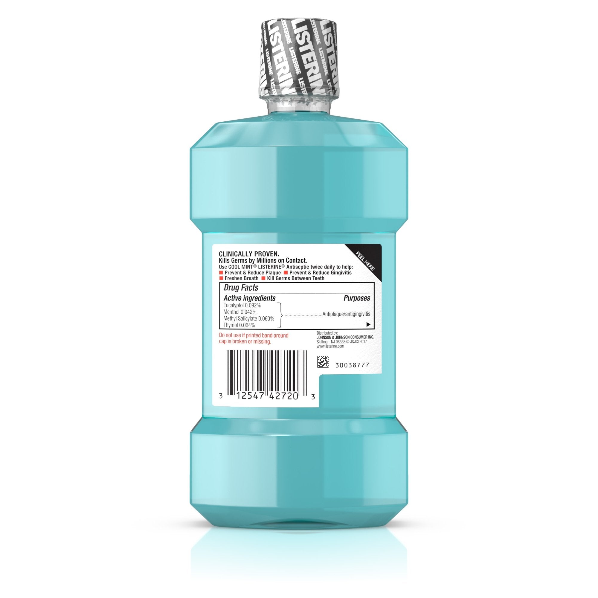 Kenvue Brands LLC Listerine Cool Mint Antiseptic Mouthwash, 250 mL Bottle (6/CS) 