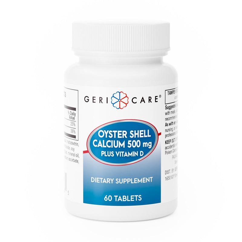 Geri-Care Oyster Shell Calcium with Vitamin D-3 Joint Health Supplement (Case of 12)