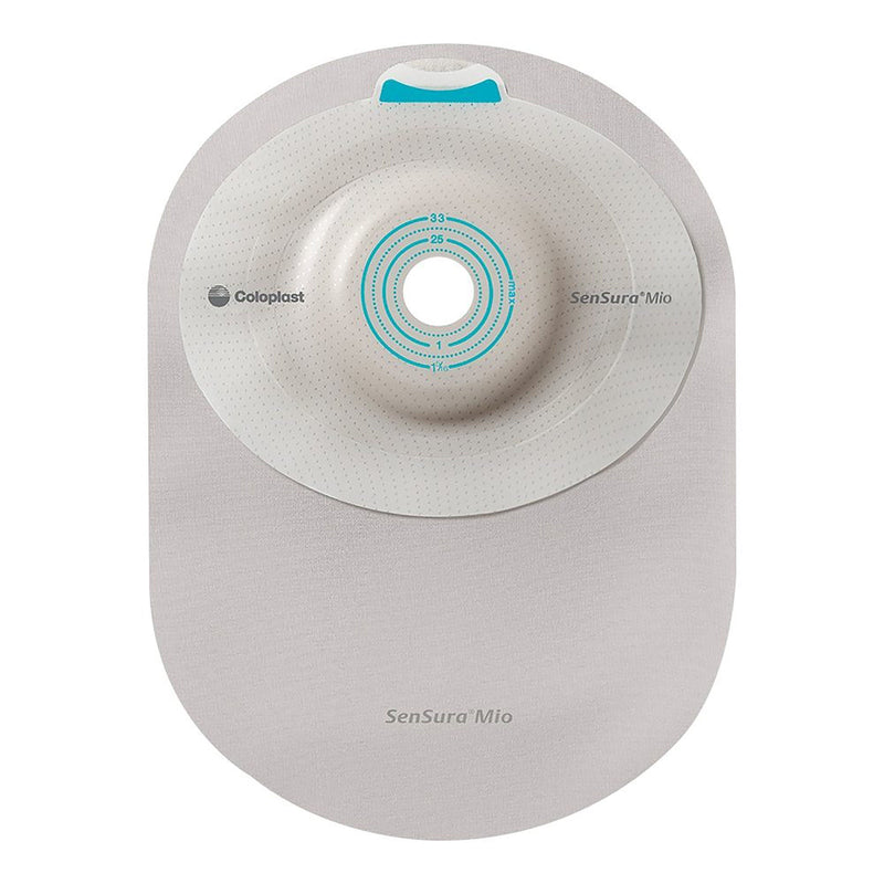 SenSura Mio Convex Light 1-Piece Transparent Ostomy Pouch, 10 – 43mm Stomas (Box of 10) 