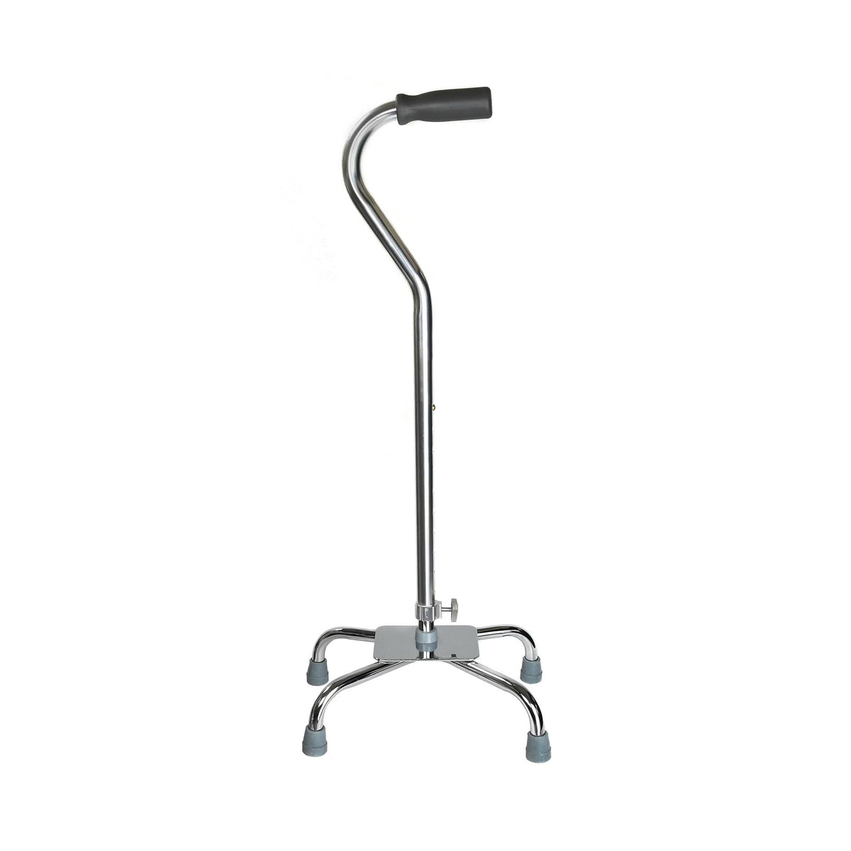 McKesson Steel Chrome Offset Quad Cane, 29 – 37.5 Inch (Case of 4)