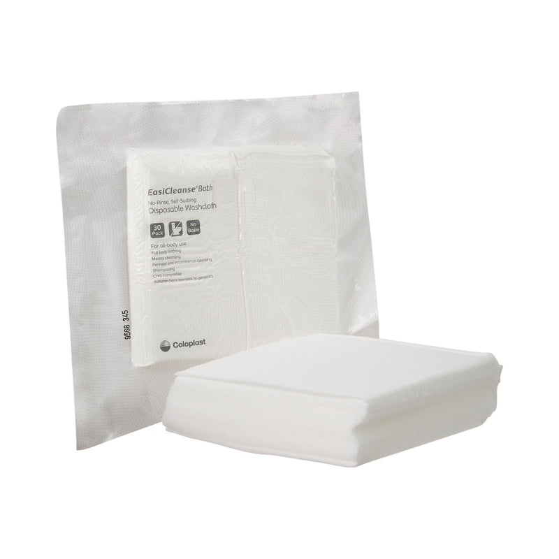EasiCleanse Bath No-Rinse, Self-Sudsing Wipes, Scented (Case of 900)