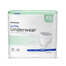McKesson Ultra Heavy Absorbent Underwear, X-Large (Case of 4 Gs)