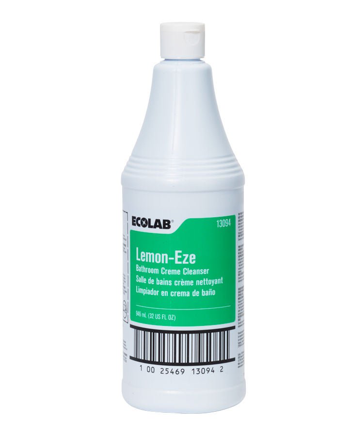 Ecolab Lemon-Eze Surface Cleaner, Lemon Scent, 32 oz. (Case of 12)