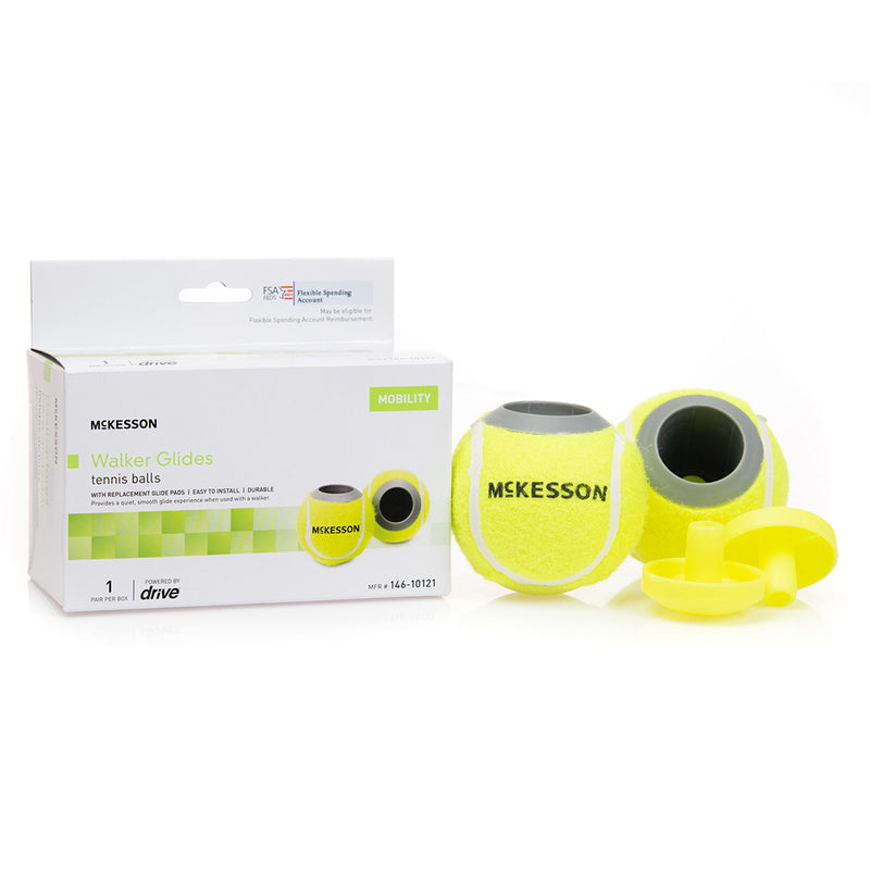 McKesson Tennis Ball Glide Pads (Case of 10 Boxes)