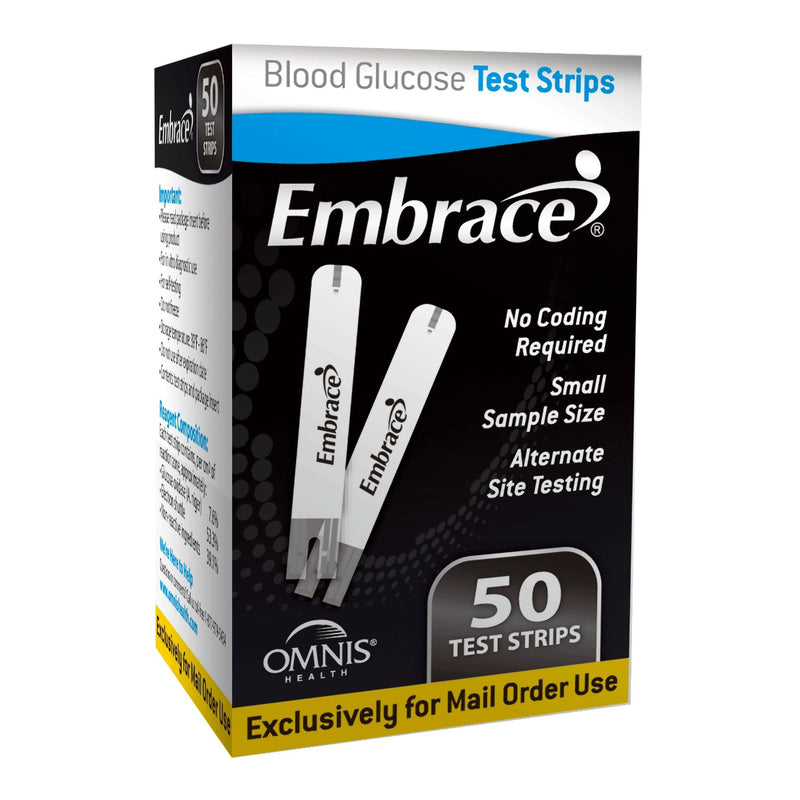 Embrace Blood Glucose Test Strips (100/CS)